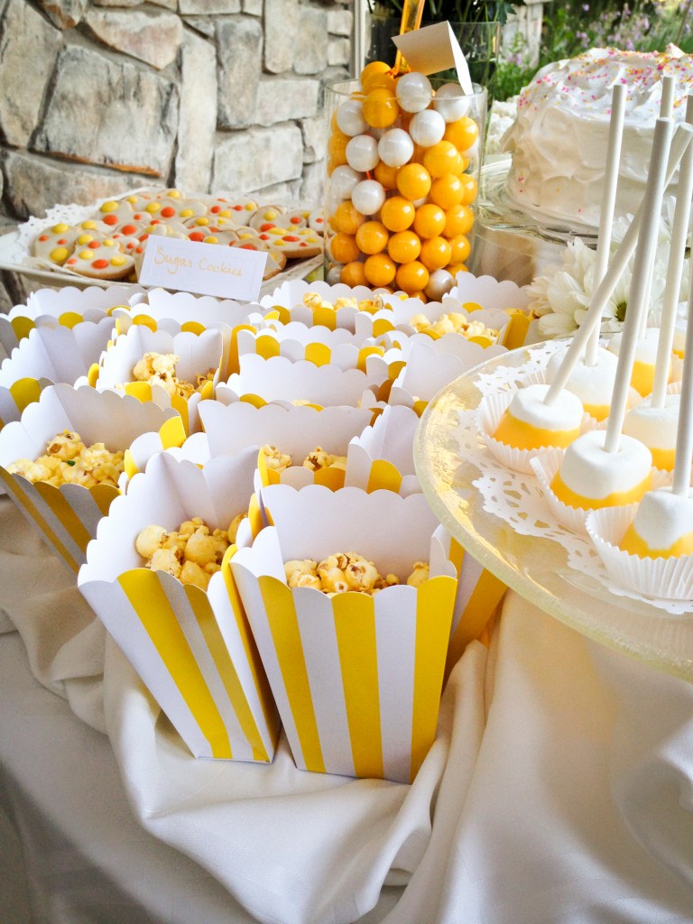 Orange Candied Popcorn