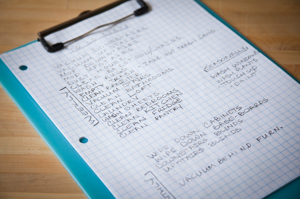 I list all weekly, monthly, and seasonal jobs.