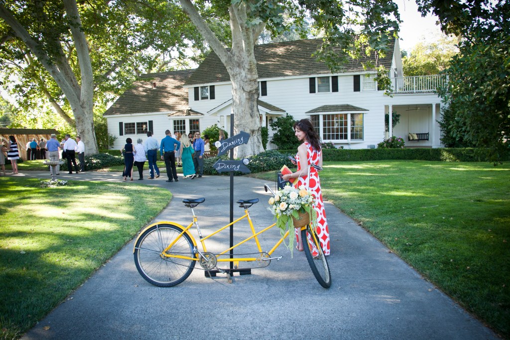 This bike was what Jill and Ryan rode over to her parent's house the first time he met them. They rode away on this bike at the end of the evening. It was priceless.