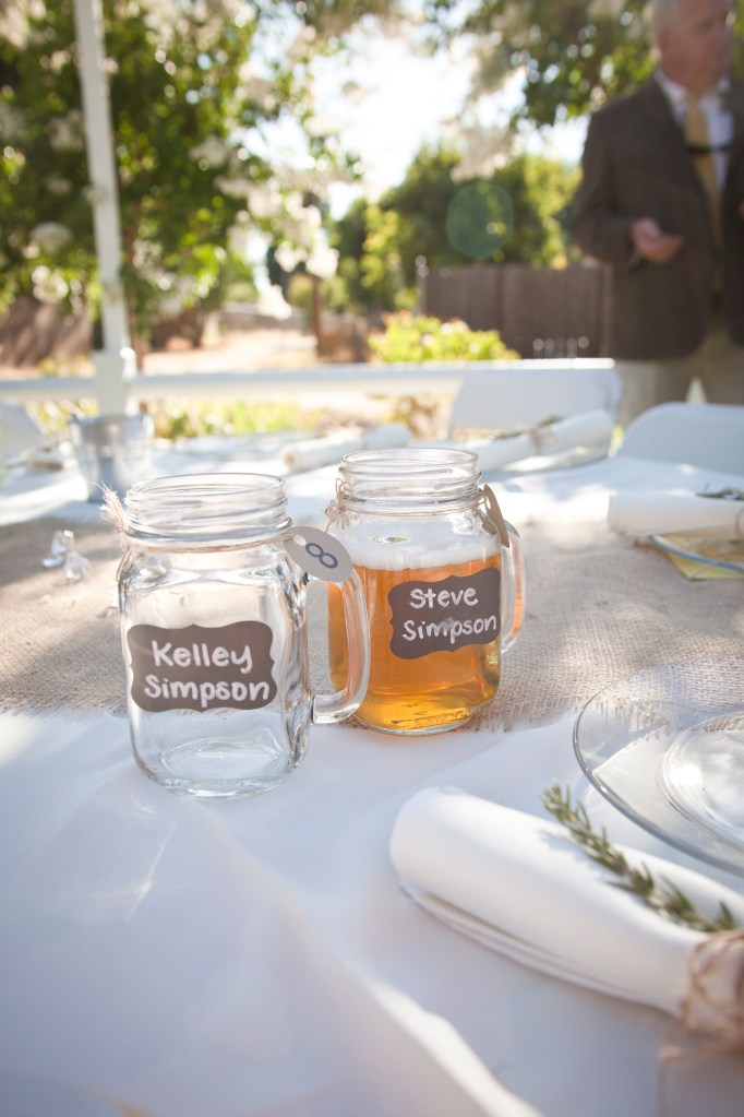 Darling place setting mugs.