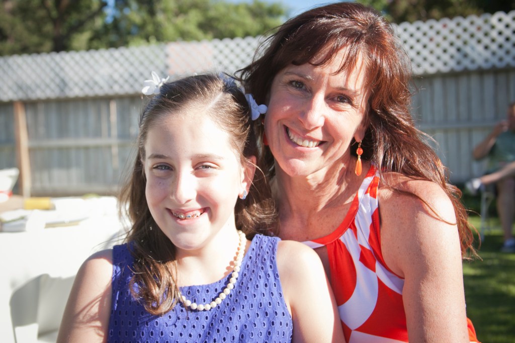 My sister Cathy and my daughter, Emma