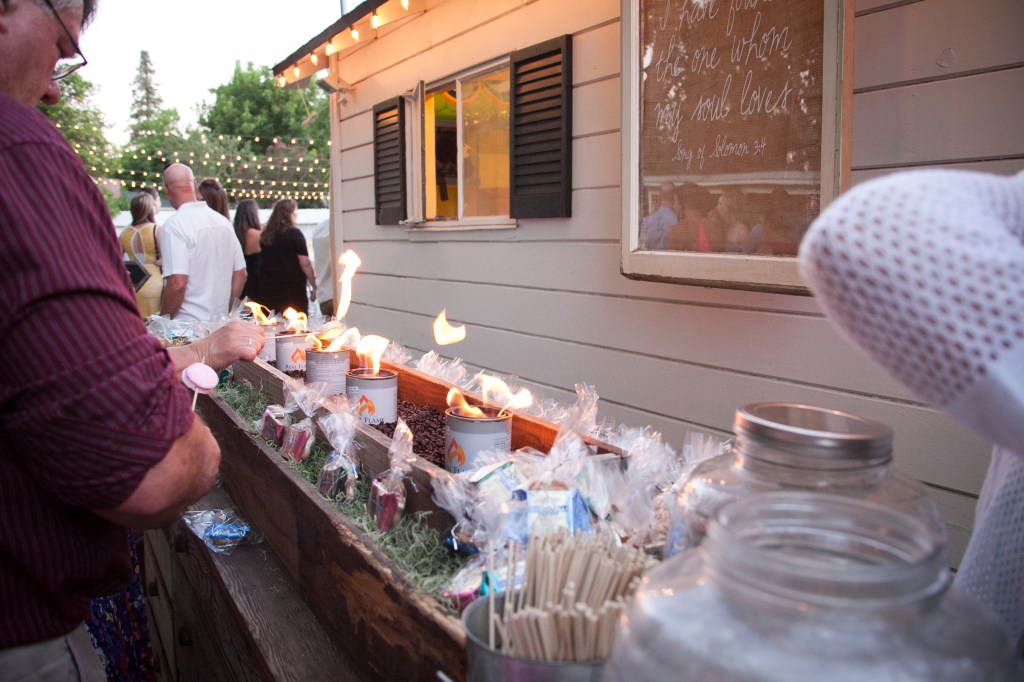 This was genius. They made home made graham cookies and homemade marshmallows and paired them with Ghirardelli chocolate squares. They were AMAZING. I had the raspberry marshmallow with the raspberry filled chocolate and it was the best s'more in the world
