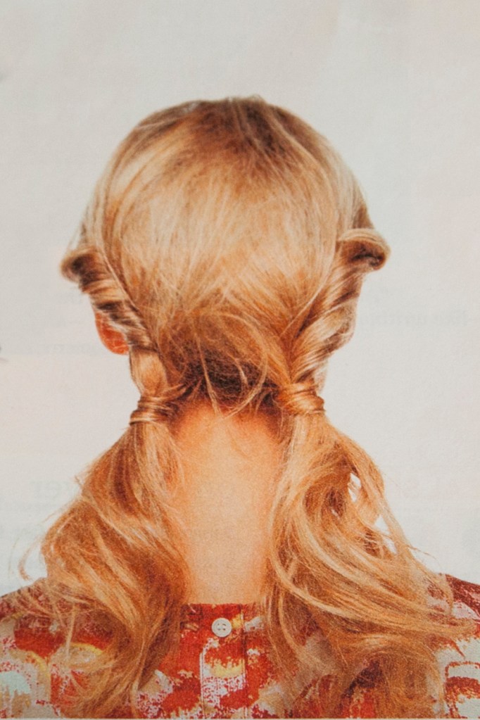 What a cute dooo! I'd like to try this one on Emma or even myself. Tear that one out!