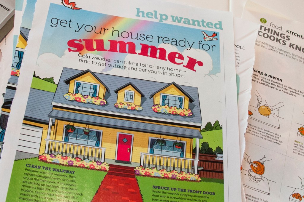 This was my favorite off all the tears today. It is a list of 16 things to do to get your yard ready for summer. I realize Summer is here but it's never to late to get these things done. We are going to revisit this one in future projects, for sure.