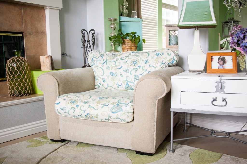 The chair no longer "stood out" but instead blended in.