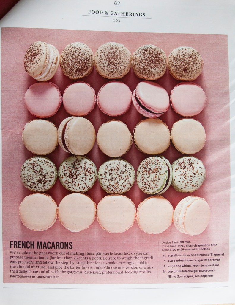 Thanks you Martha Stewart for posting this article with how-to included on making French Macaroons! I've been really wanting to try to make these and what better way than under Martha's direction?