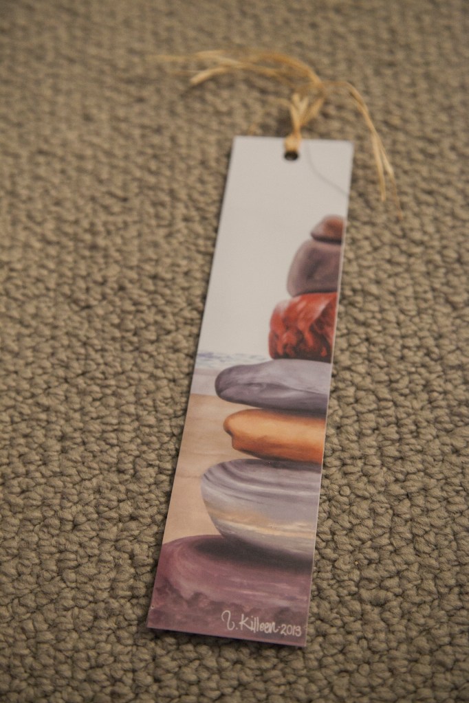 Laguna Beach is an artist community in Orange County. This is an image Vickie painted that was selected to be printed on flags hanging from the city's light posts.