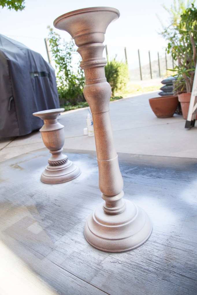 The other two still brown.