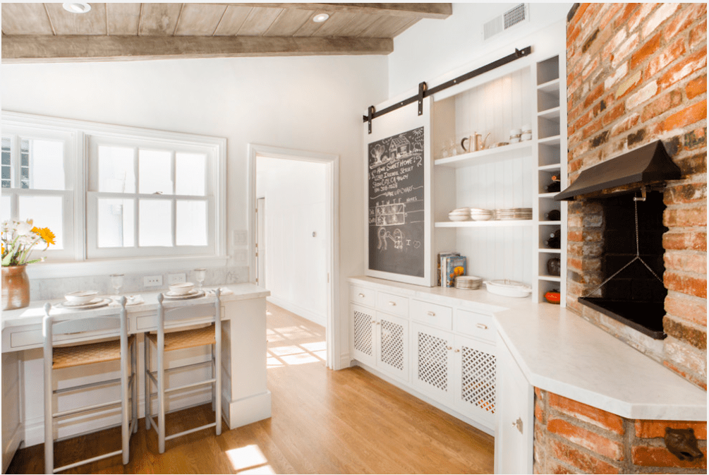 This is described as "Brick, Wood, and Clean White Lines." I say, "YES PLEASE!"