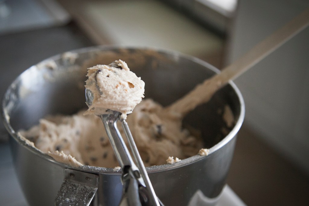 It's fast and clean and makes the perfect size cookie. You can but these in all different sizes.