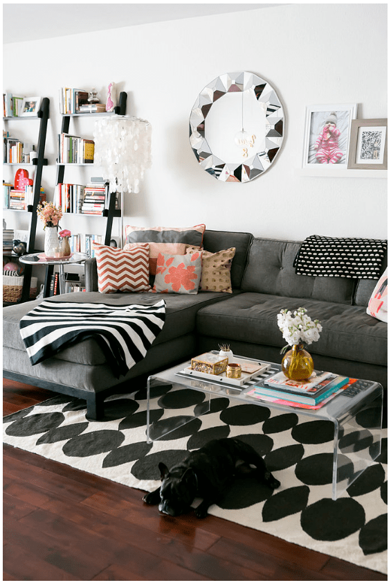 I really think it's important to bring your own style with you! Moving to a smaller space allows us to have a more "dense" level of decor.  http://www.stylemepretty.com/living/gallery/picture/1575211/