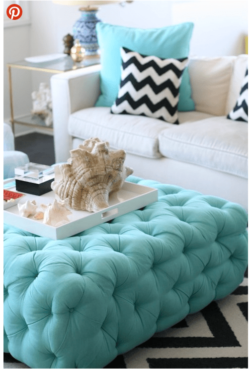 OBSESSED! So i've been looking around for this little fabulous ottoman. My designer sister has confirmed that it is more than likely a custom piece. Of course, I'm already wondering if I could make it somehow…