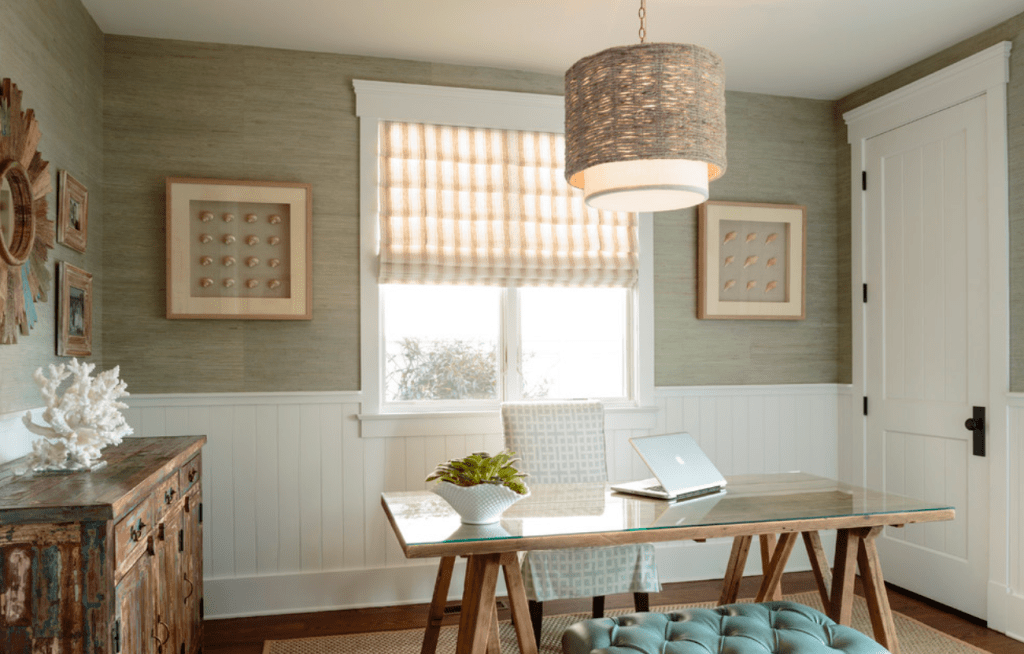 I would love to use a color but being that we are going to sell in three years I don't want to limit the room to a specific color or have to take it down.