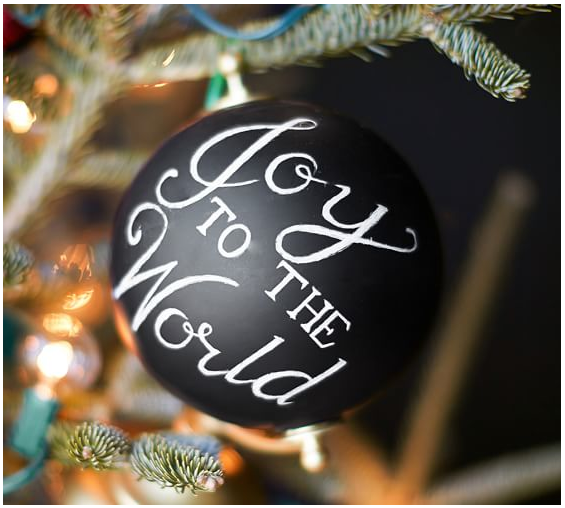 Right?! "Joy to the World!" Yay!