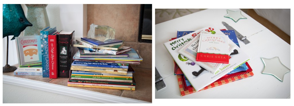 We have all of our Christmas books out. We pack them away every years and enjoy them like they're new every Christmas.