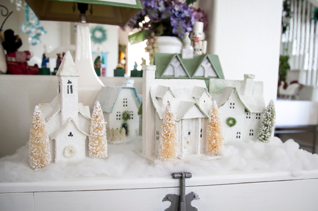 Hand-me-down houses. My step-mama passed these darling house on to me. I never say no when people want to give me things because I can make them new or pass them on to someone else who will love them.