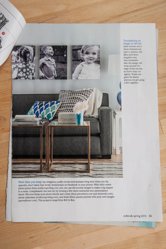 How many of you have wanted to have giant black and white images of your children on your wall? I'm raising my hand right now...