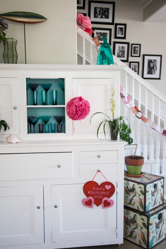 Just a little something on the buffet and stairs. 