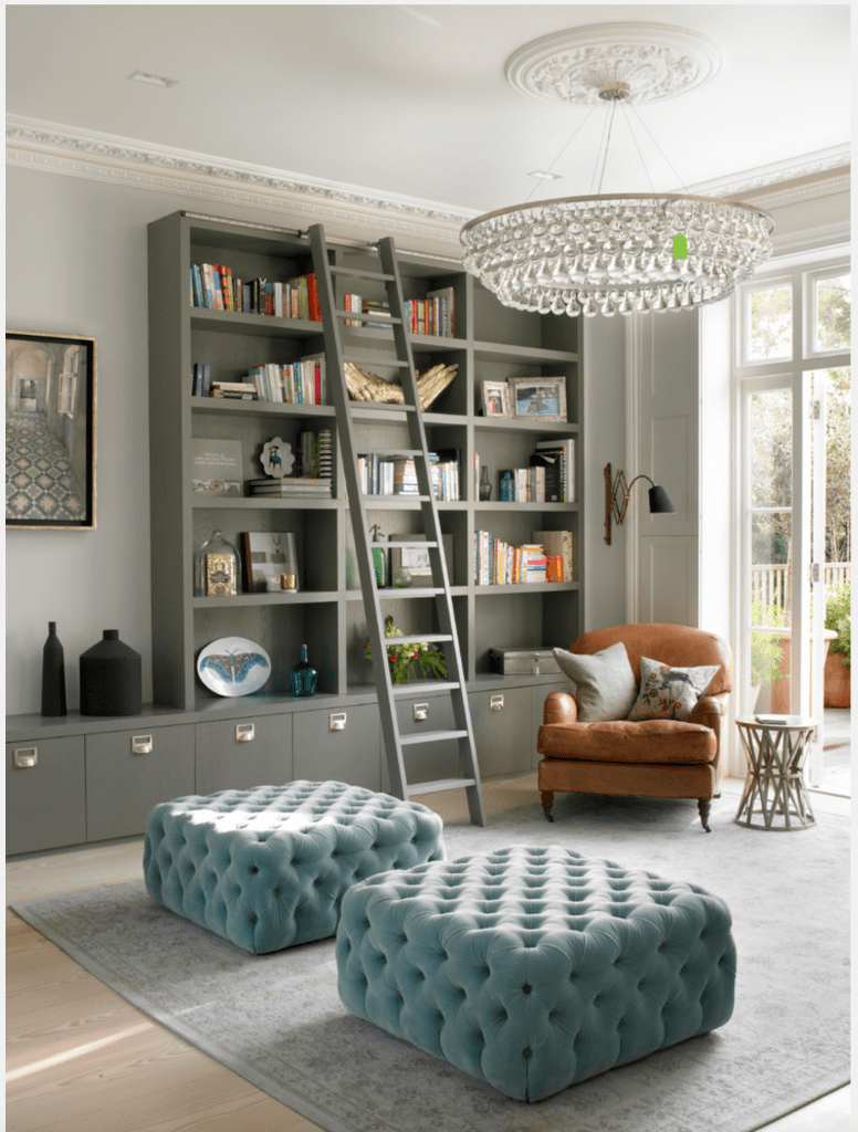 Next on my list is to make a new ottoman to replace my coffee table. I'm so tired on my existing table. It's really old and I've painted it twice. Augh, I'm don't like it... This, I do like! The lovely little blue tufted babies. I've posted one before, perhaps it's just time to get it done!