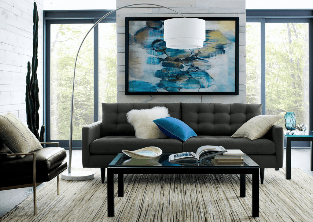 Lastly, here is a great example of a room with the different finishes. It's so pretty.