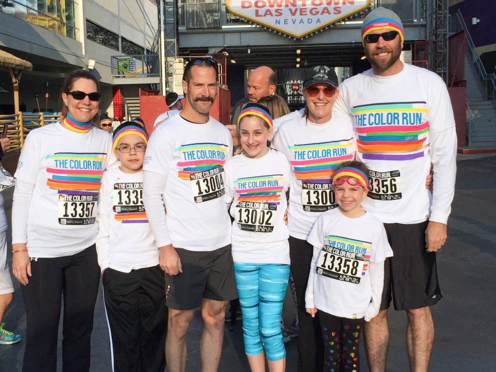 The whole gang ready to run!