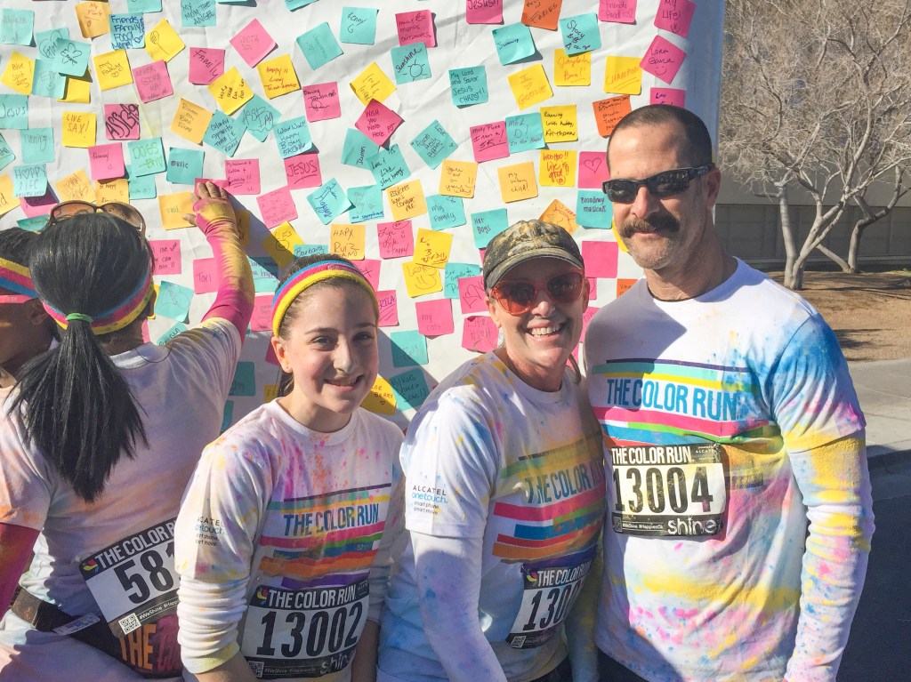 Here we are, posting our "happys." 