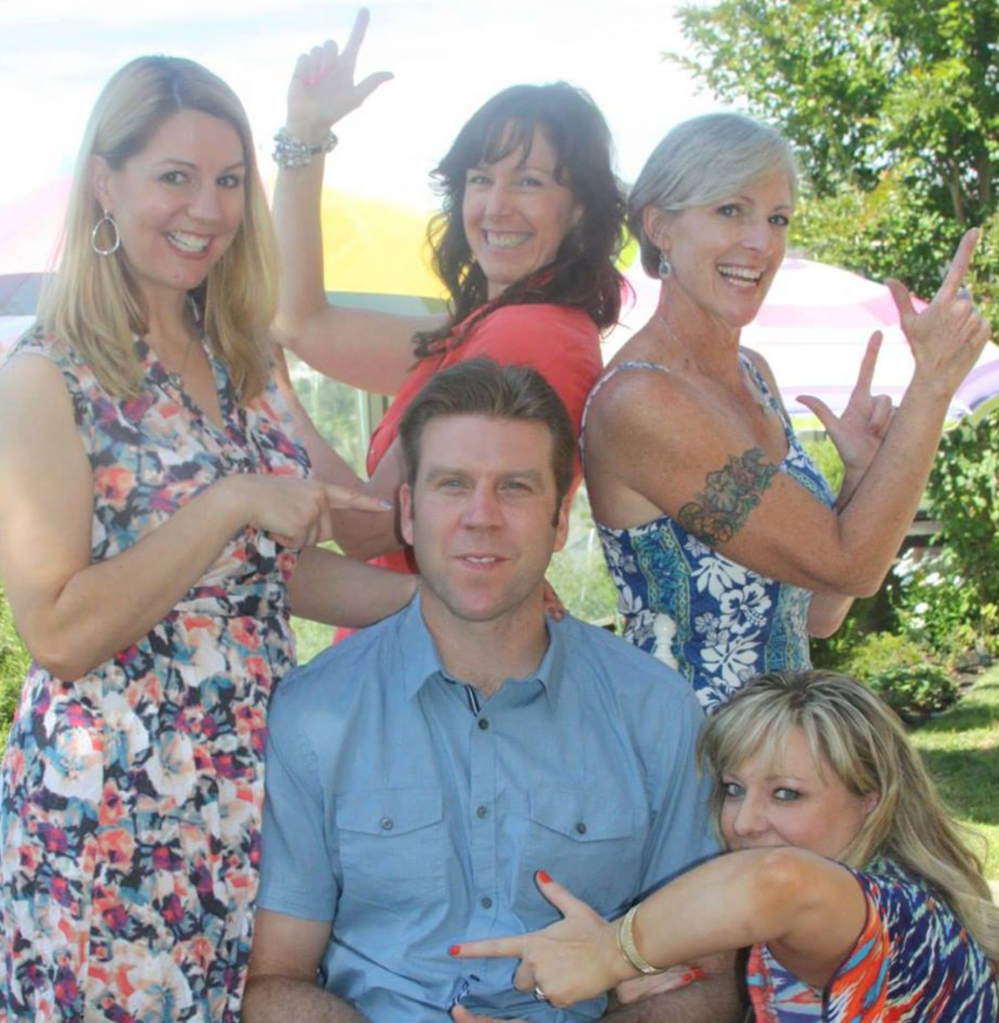 My baby brother and his women. LOL