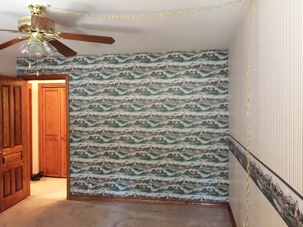 This would be the cowboy room. Named for obvious reasons. Hello! Cowboys!