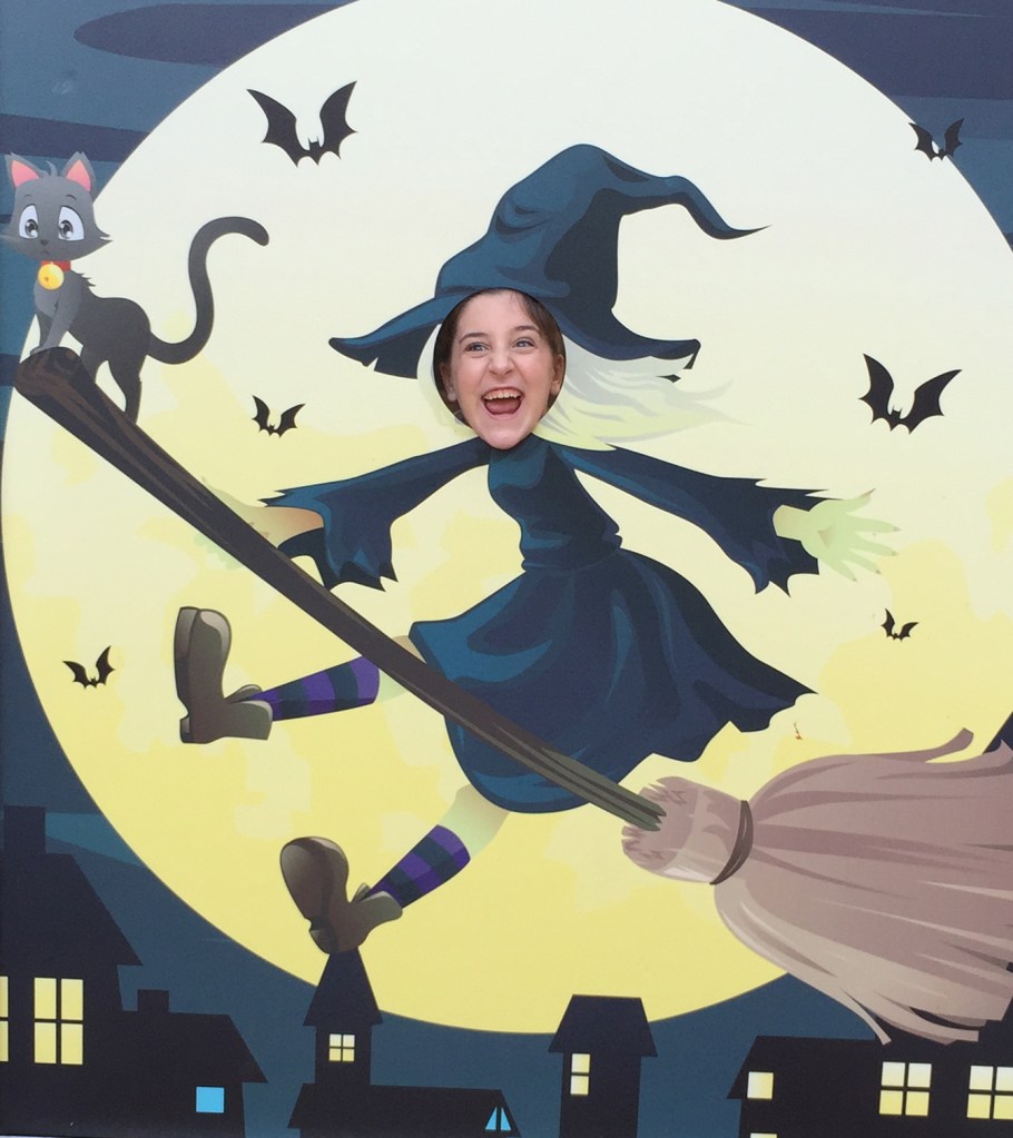 Facing sideways is not safe if you are flying on a broom